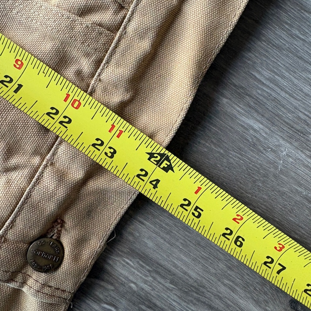Vintage 1989 Carhartt 100 Year Anniversary Blanket Lined Trucker Jacket Size 42 - Picture 8 of 10